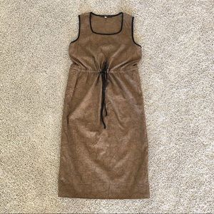 Peruvian Connection brown/black print dress